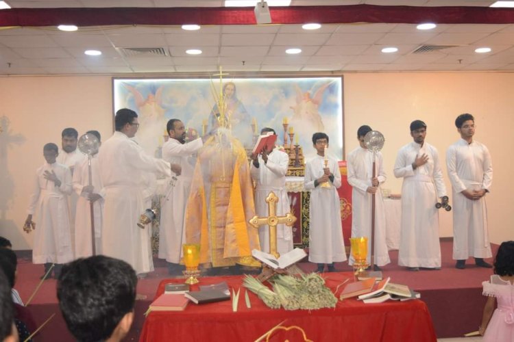 പരിമിതികൾക്കിടയിൽ നിന്നും ബഹ്റൈൻ മലങ്കര സമൂഹം ഓശാന ശുശ്രൂഷകൾ നടത്തി