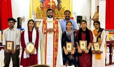 നിരണം സെൻട്രൽ സെന്റ് ജോസഫ് മലങ്കര സുറിയാനി കത്തോലിക്കാ ഇടവകയിലെ യുവ പ്രതിഭകളെ അനുമോദിച്ചു.